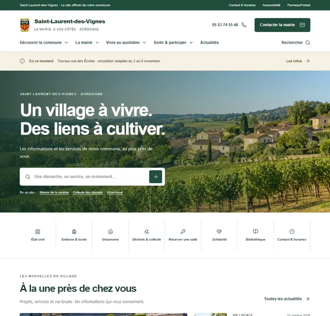 Aperçu de la proposition Le village en grand